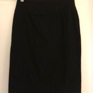 Black pencil skirt